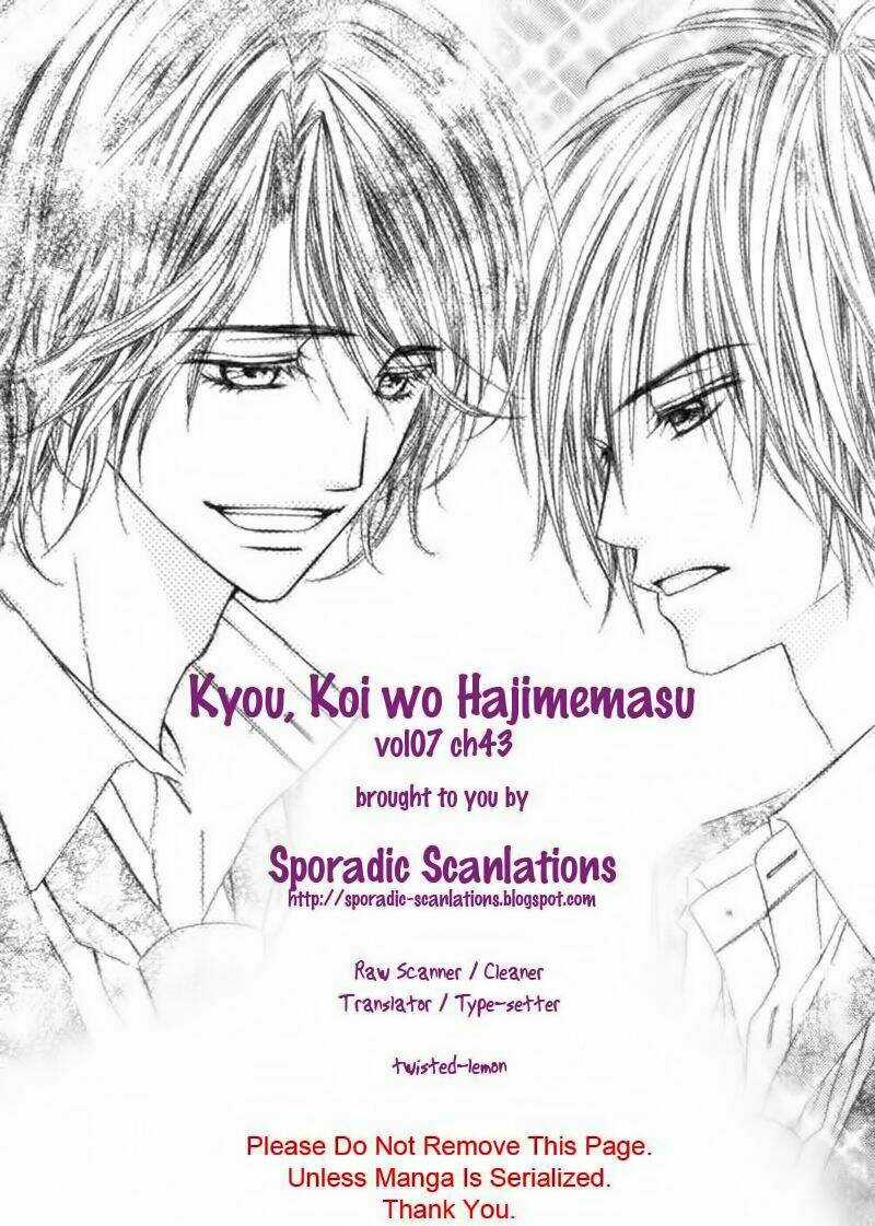 Kyou, Koi Wo Hajimemasu - Mộng Mơ Đầu Đời Chapter 43 trang 0