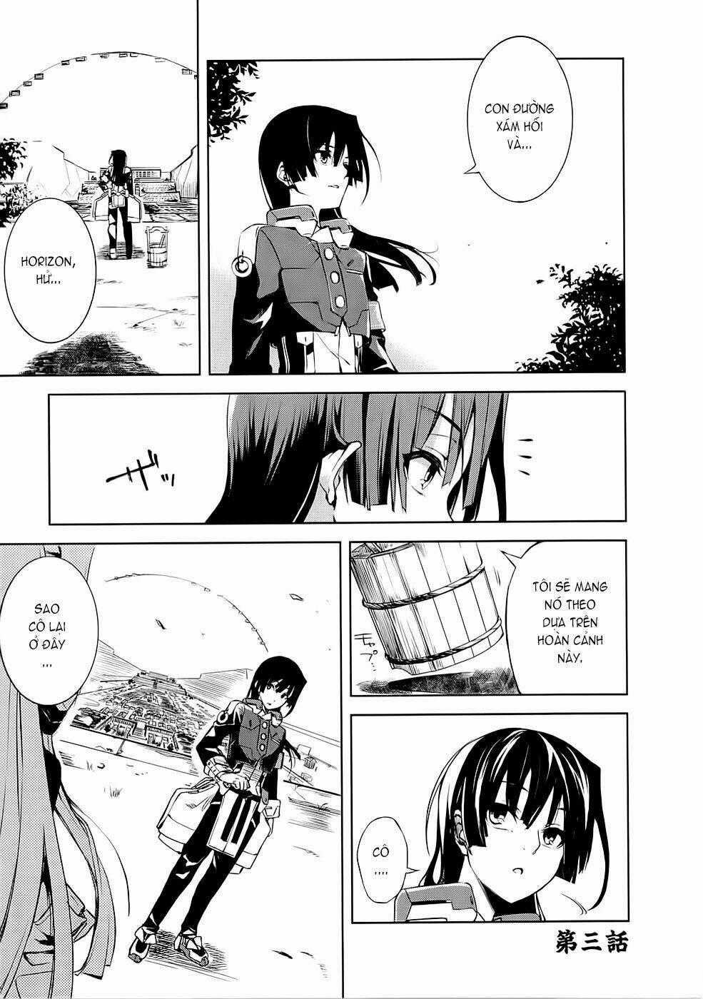 Kyoukai Senjou No Horizon Chapter 3 trang 1