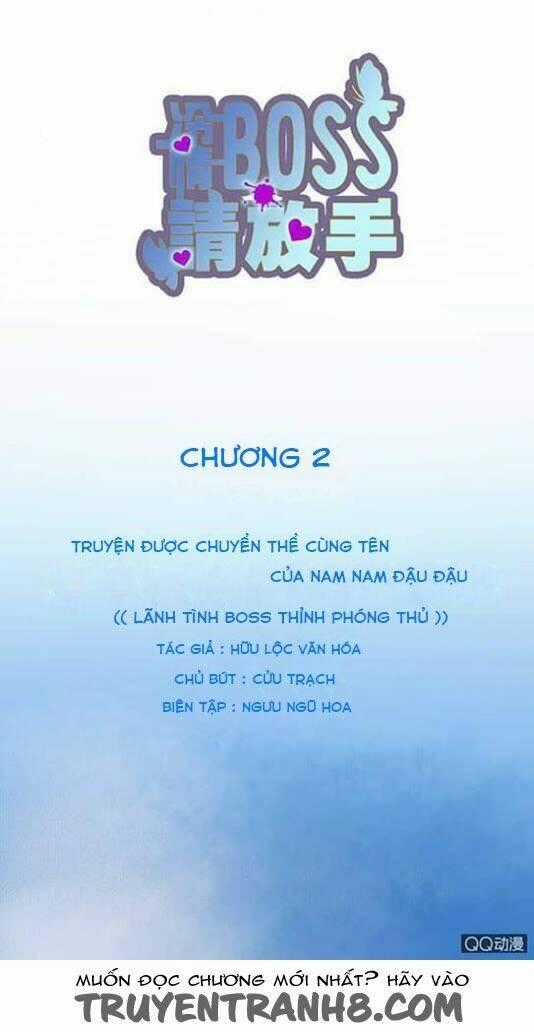 Lãnh Tình Boss Xin Buông Tay Em Chapter 2 trang 1