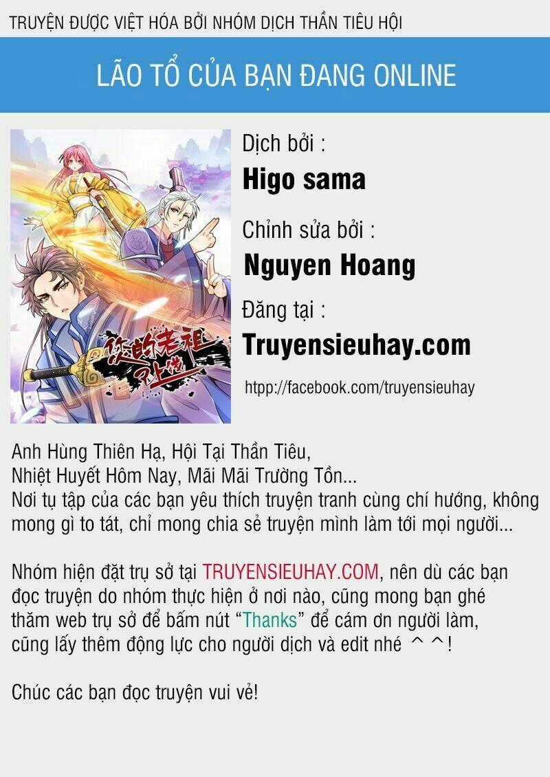 Lão Tổ Của Bạn Đang Online Chapter 1 trang 0