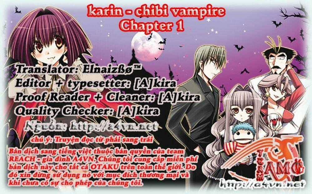 Little Vampire Chapter 1 trang 0