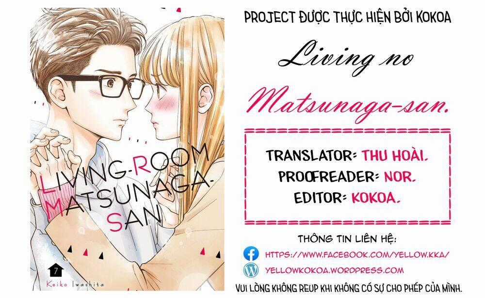 Living no Matsunaga-san Chapter 25 trang 0