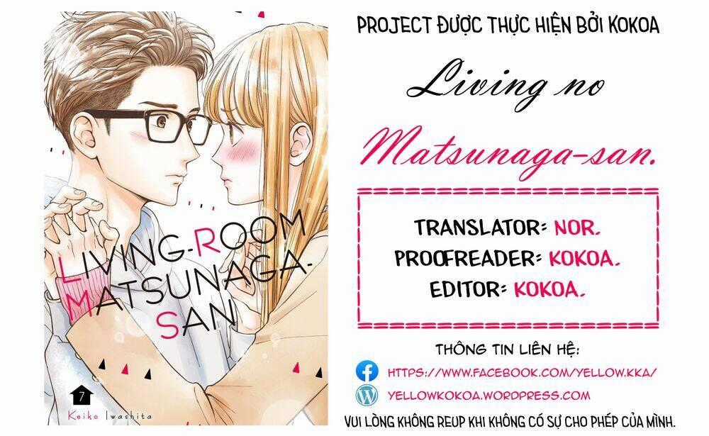 Living no Matsunaga-san Chapter 26 trang 0