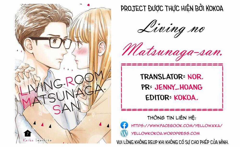 Living no Matsunaga-san Chapter 27 trang 0