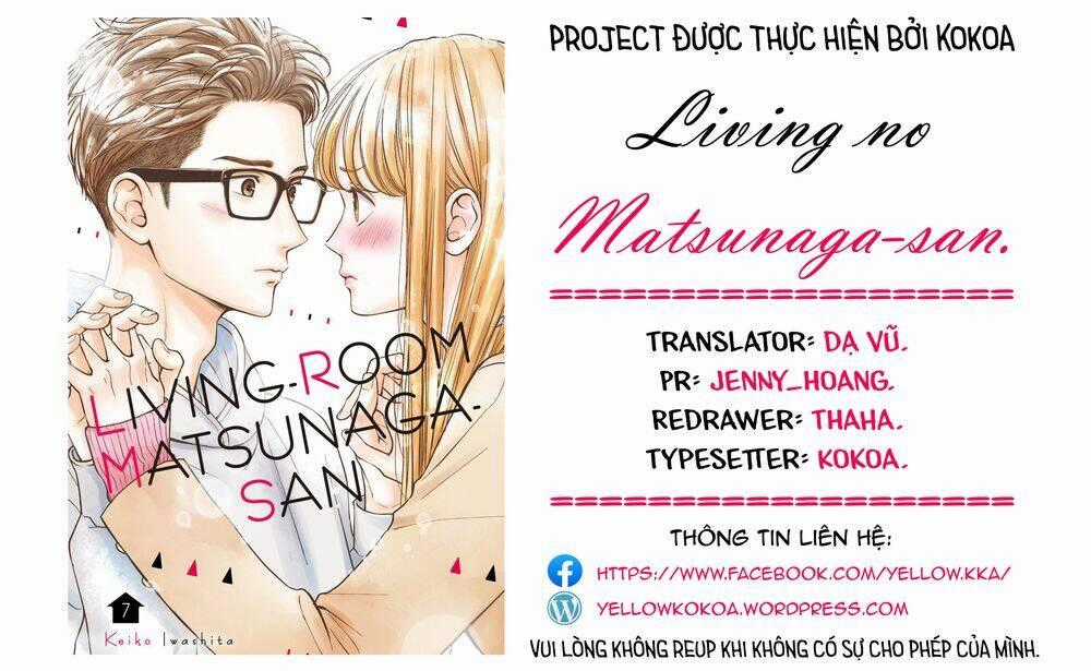 Living no Matsunaga-san Chapter 28 trang 0