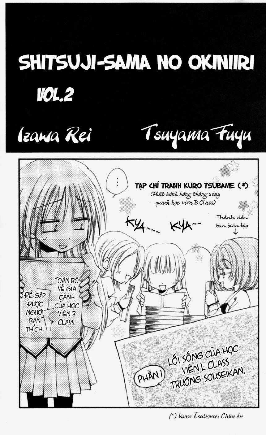 Lớp học quản gia - Shitsuji-sama no Okiniiri Chapter 5 trang 1