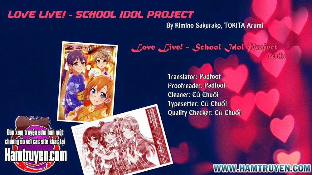 Love Live! - School Idol Project Chapter 1.5 trang 1