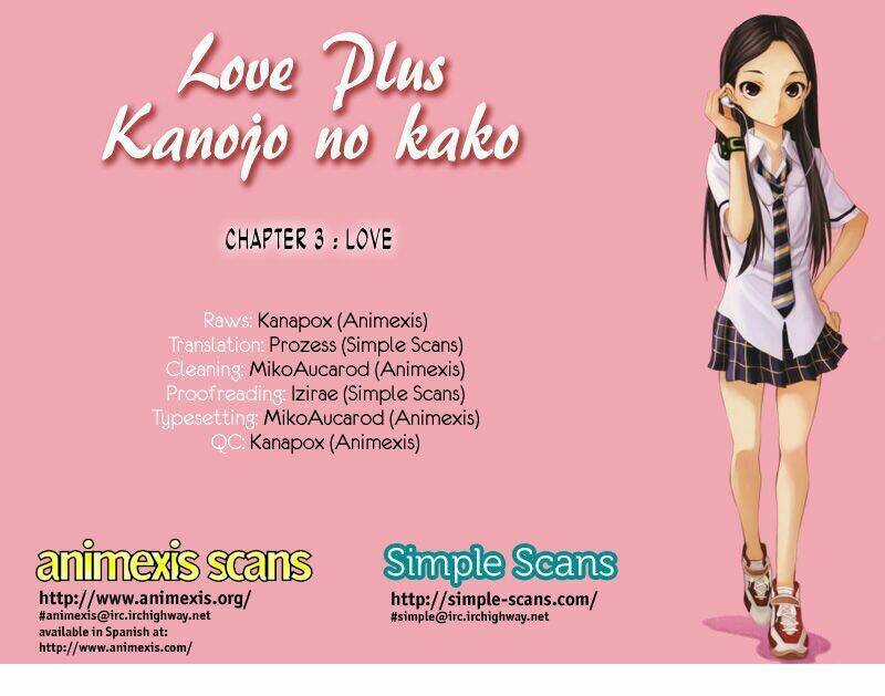 Loveplus: Kanojo no Kako Chapter 3 trang 1