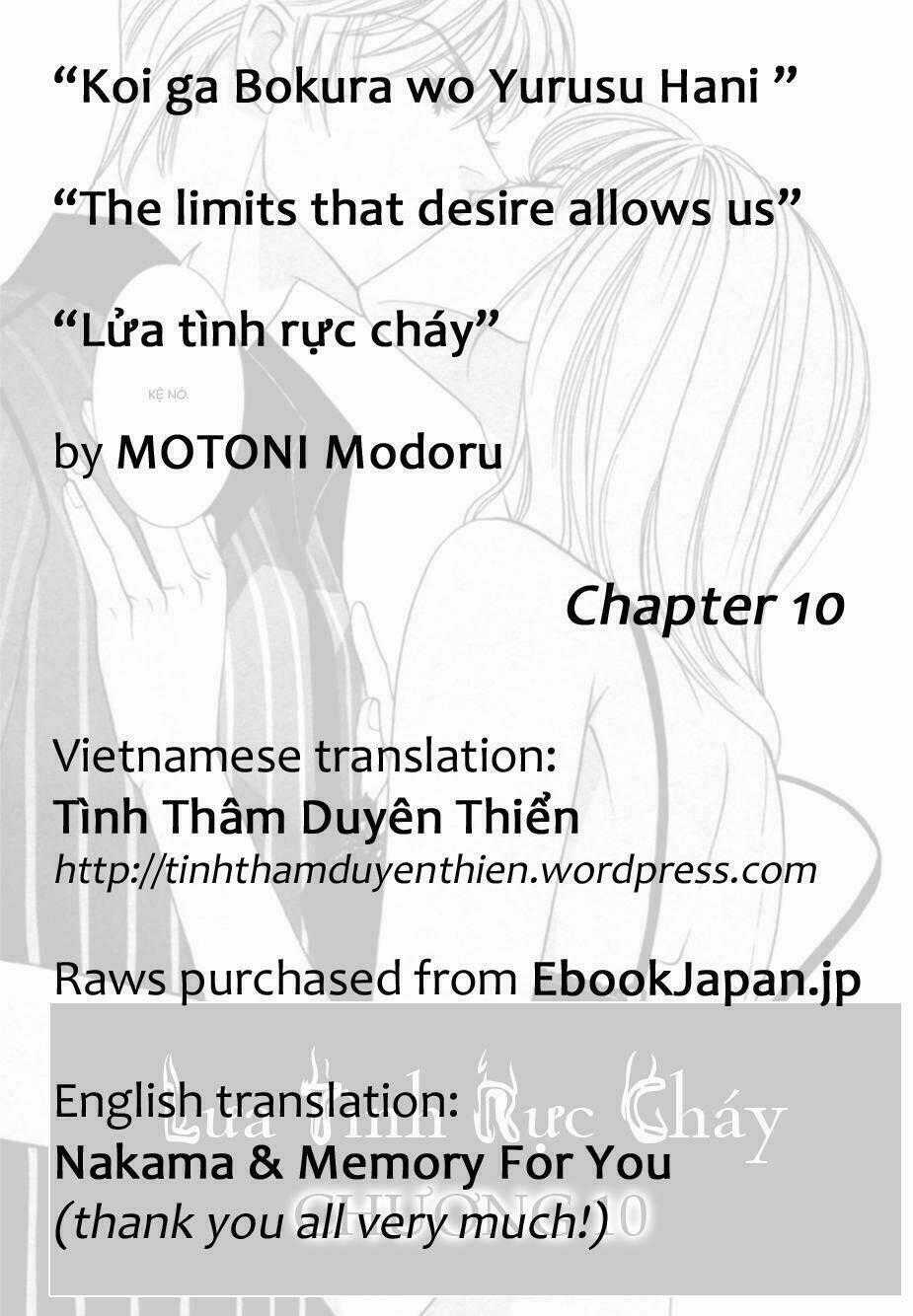 Lửa Tình Rực Cháy Chapter 10 trang 0