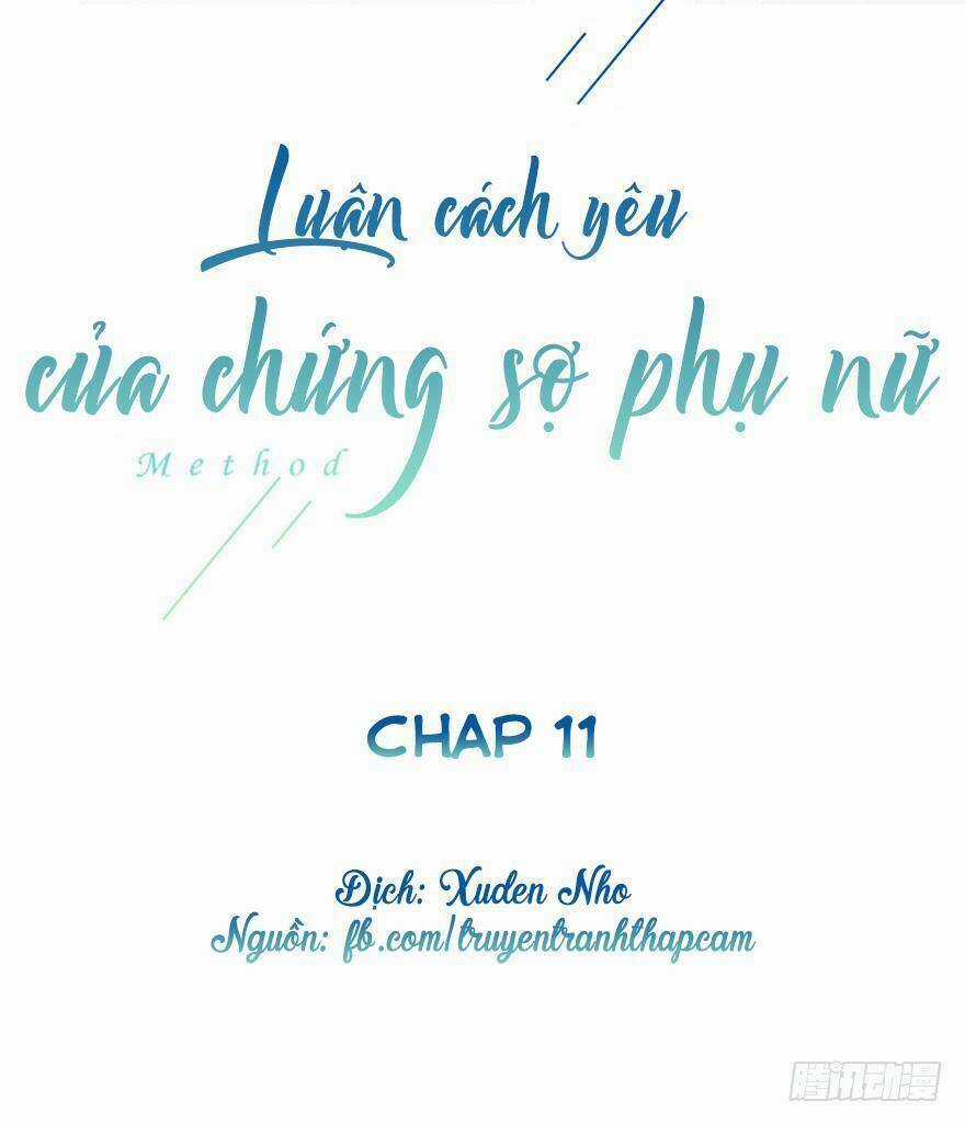 Luận Cách Yêu Của Chứng Sợ Phụ Nữ Chapter 11 trang 0