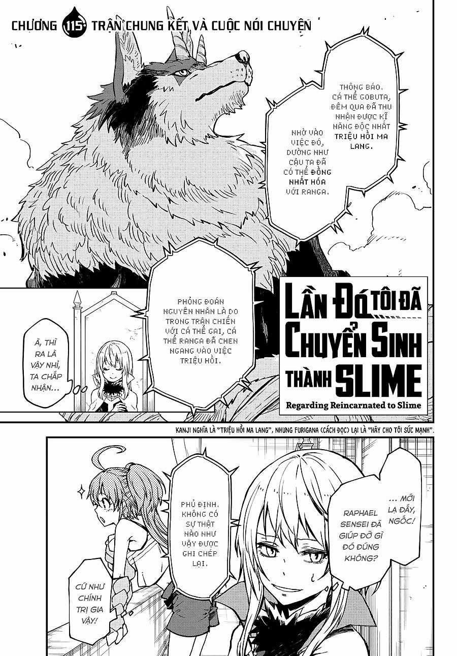 Lúc Đó, Tôi Đã Chuyển Sinh Thành Slime Chapter 115 trang 0