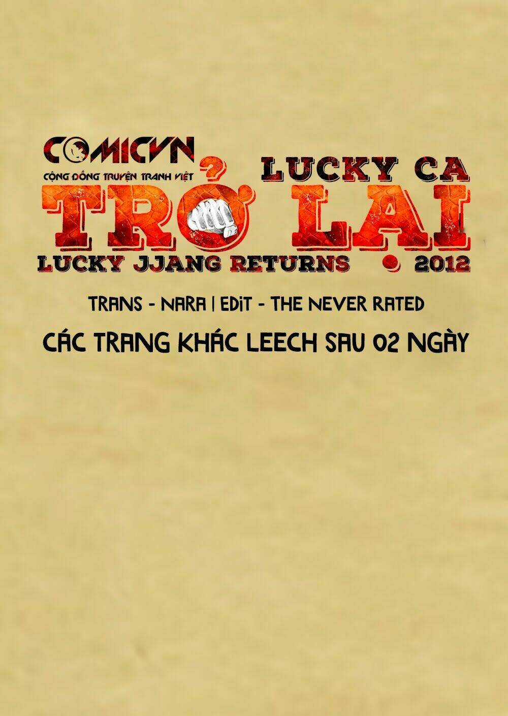 Lucky Ca Trở Lại - Lucky Jjang Returns 2012 Chapter 11 trang 1