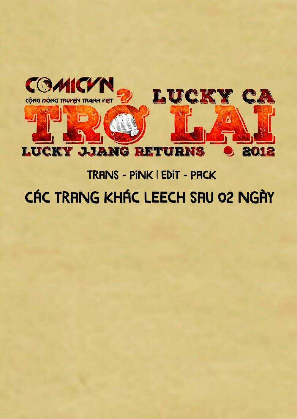 Lucky Ca Trở Lại - Lucky Jjang Returns 2012 Chapter 15 trang 1