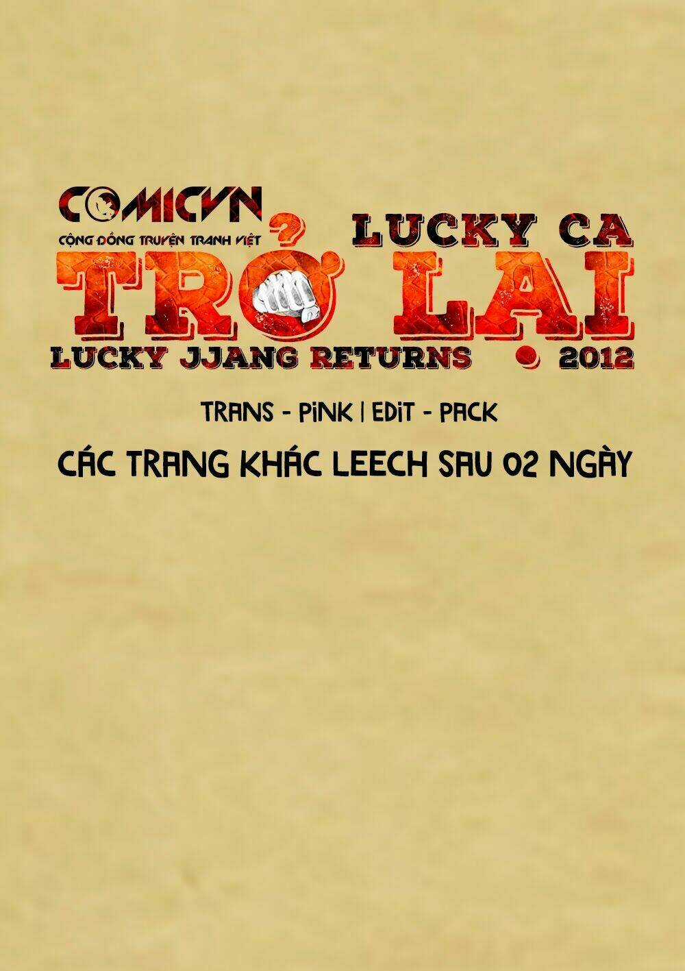 Lucky Ca Trở Lại - Lucky Jjang Returns 2012 Chapter 18 trang 1