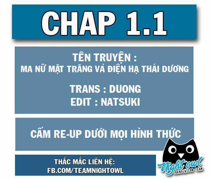 Ma Nữ Mặt Trăng Và Điện Hạ Thái Dương Chapter 1.1 trang 1