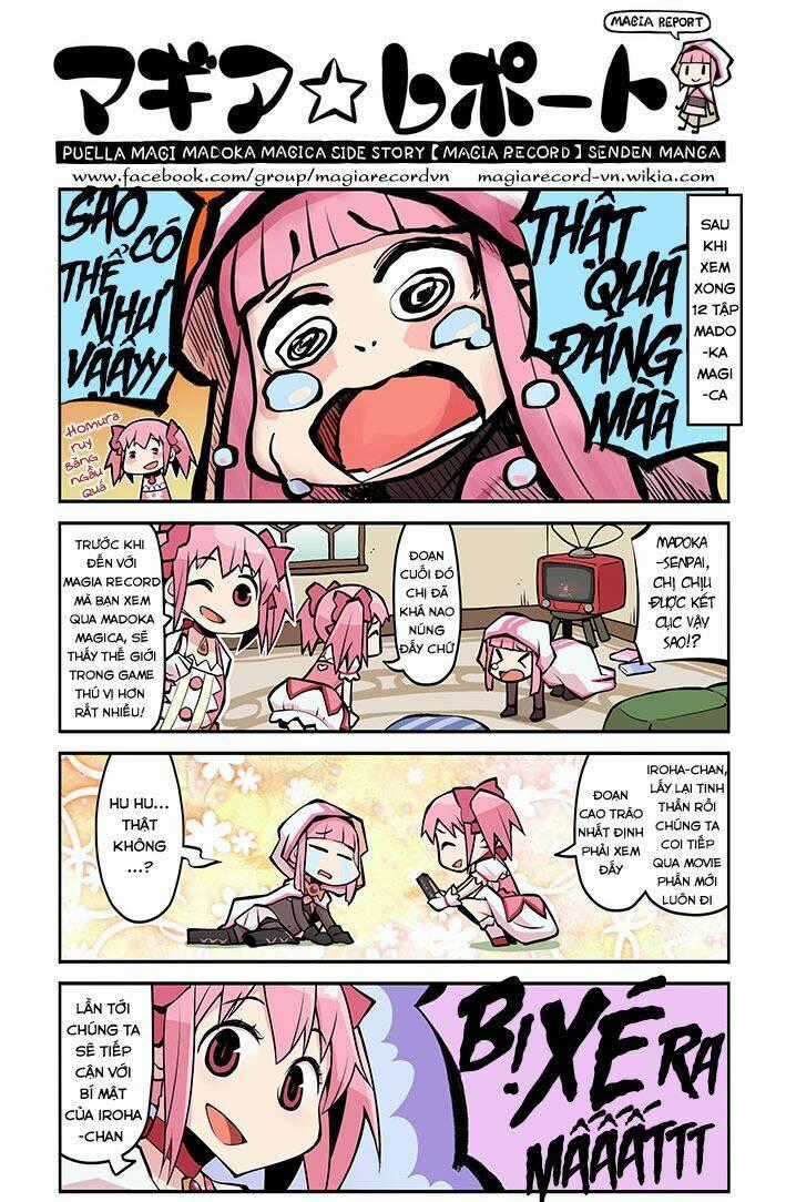 Magia☆Report - Mahou Shoujo Madoka Magica Side Story [Magia Record] Senden Manga Chapter 1 trang 1