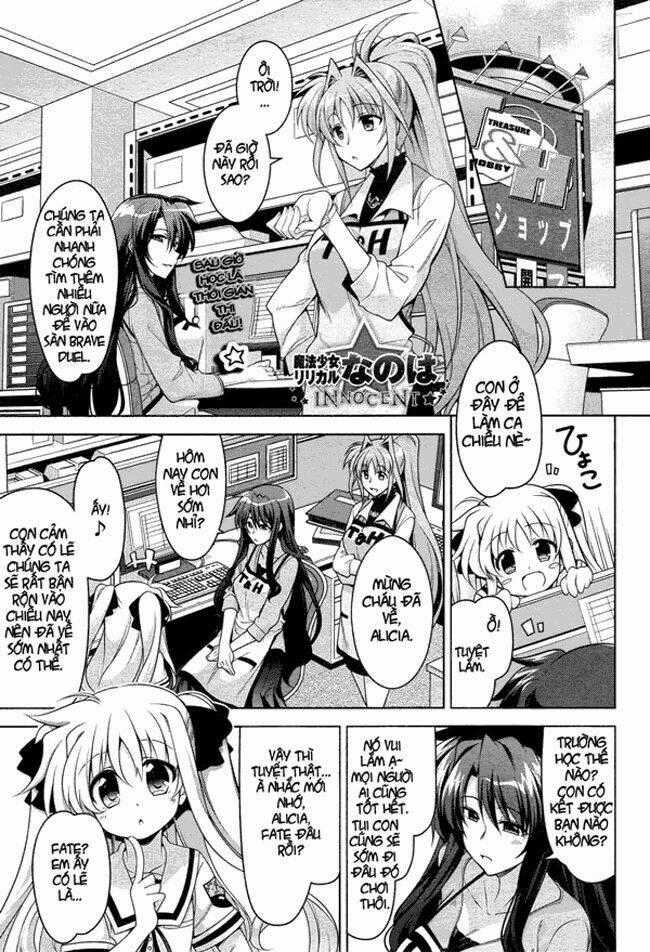 Mahou Shoujo Lyrical Nanoha Innocent Chapter 2 trang 1