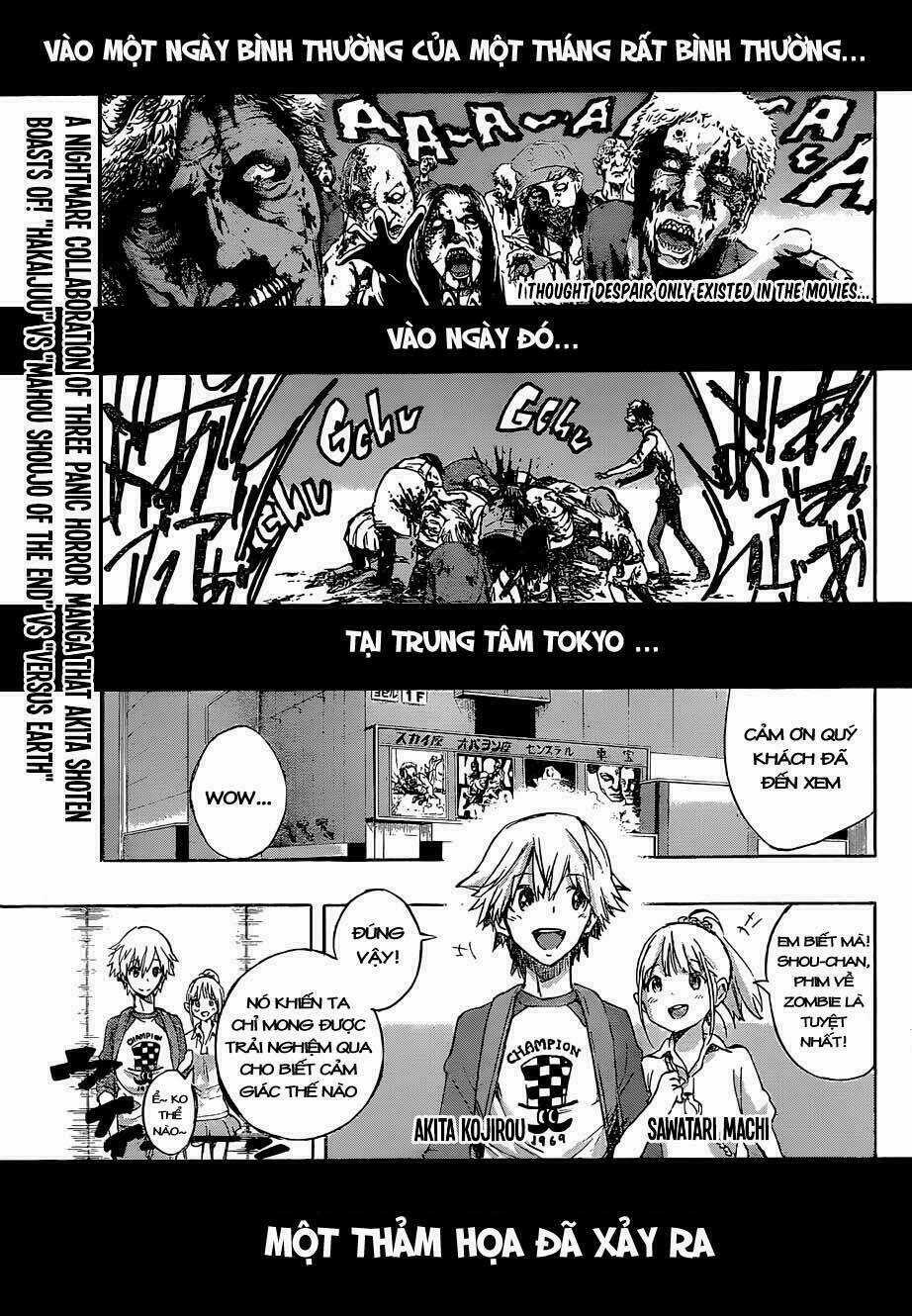 Mahou Shoujo Of The End Vs Hakaijuu Vs Versus Earth Chapter 1 trang 0