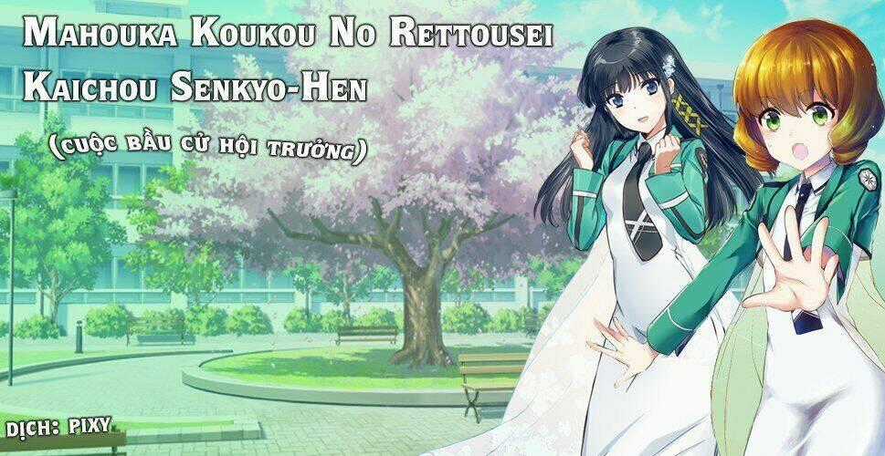 Mahouka Koukou No Rettousei - Kaichou Senkyo-Hen Chapter 1 trang 0