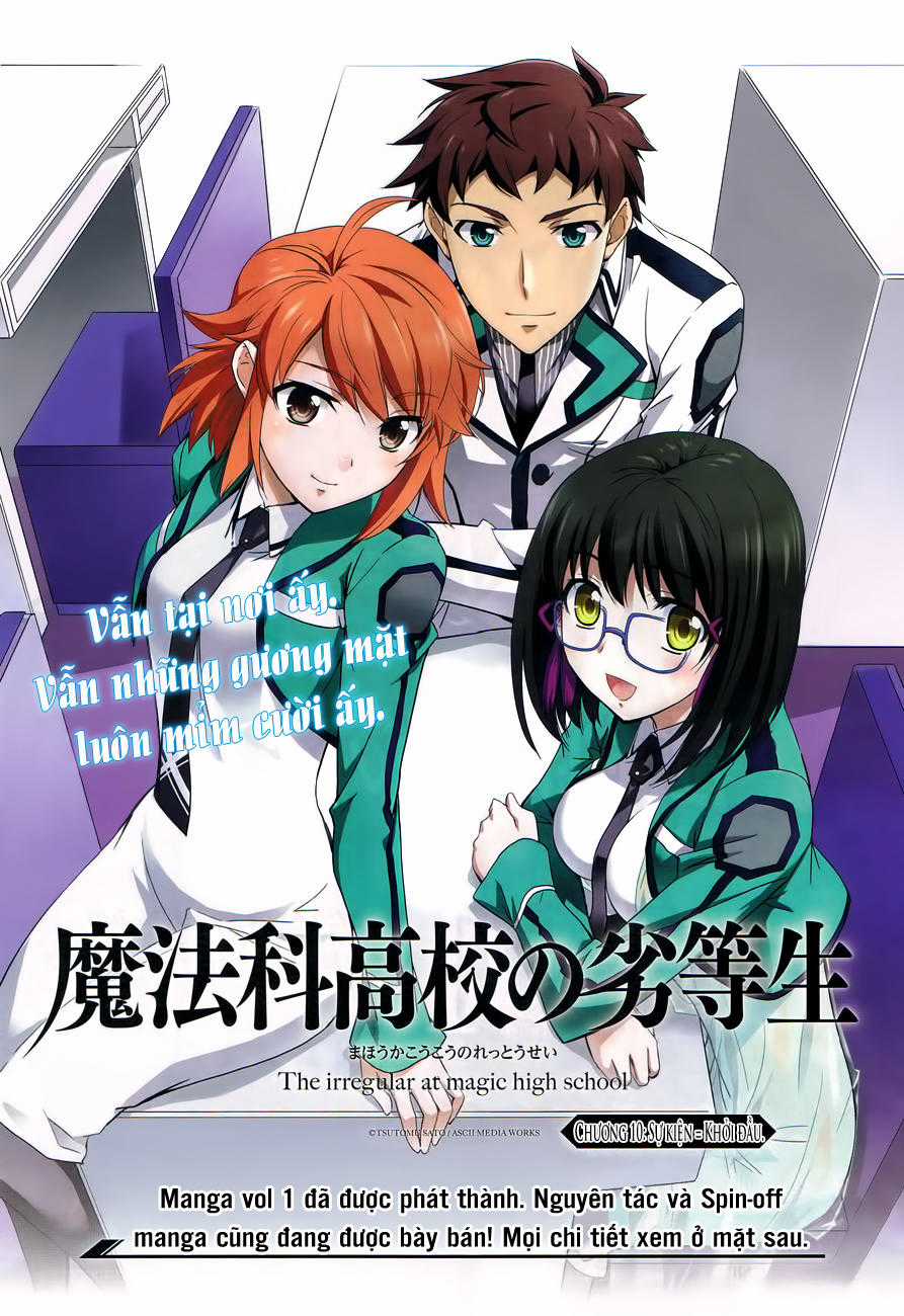 Mahouka Koukou No Rettousei - Nyuugaku Hen Chapter 10 trang 0