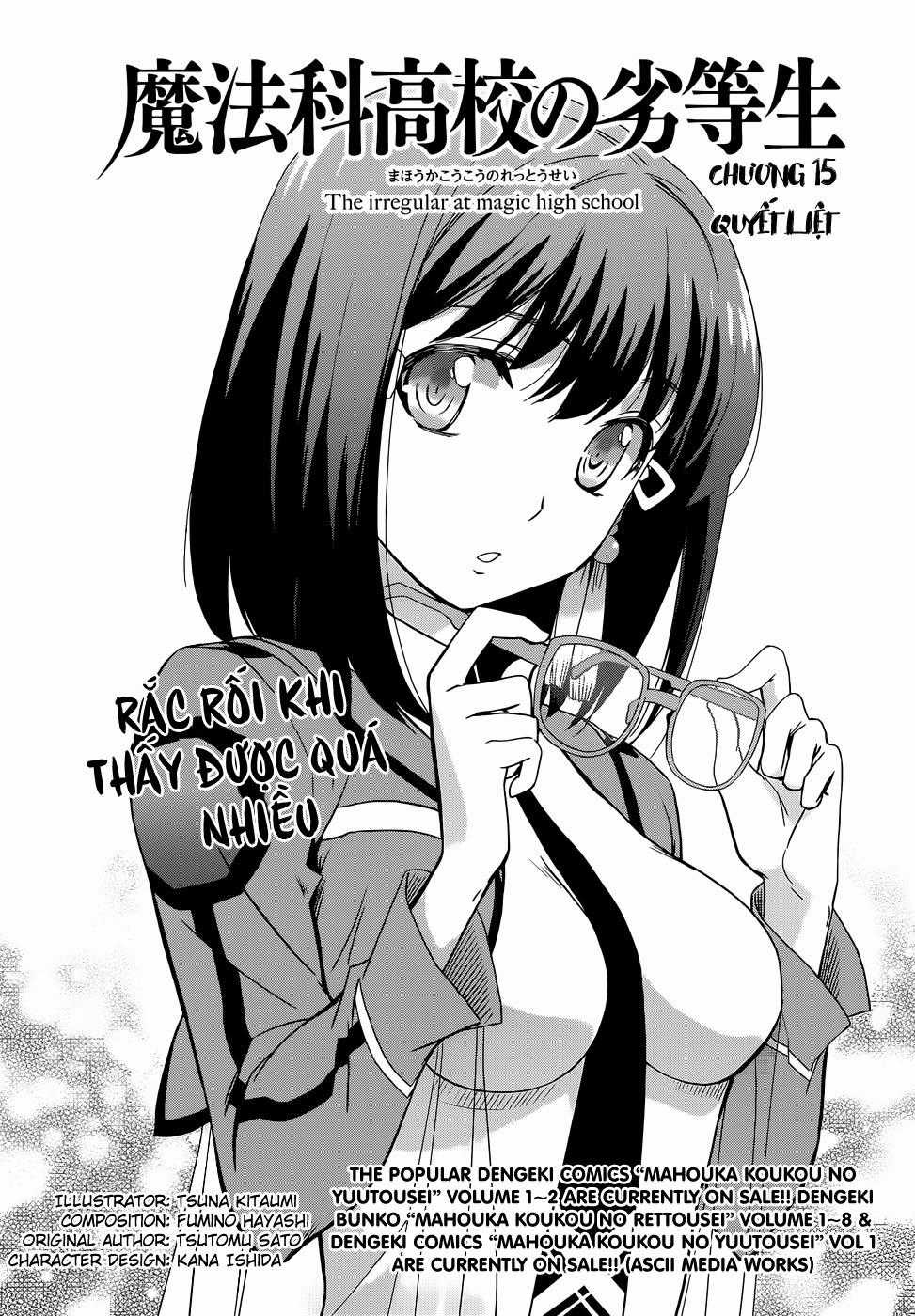 Mahouka Koukou No Rettousei - Nyuugaku Hen Chapter 15 trang 1