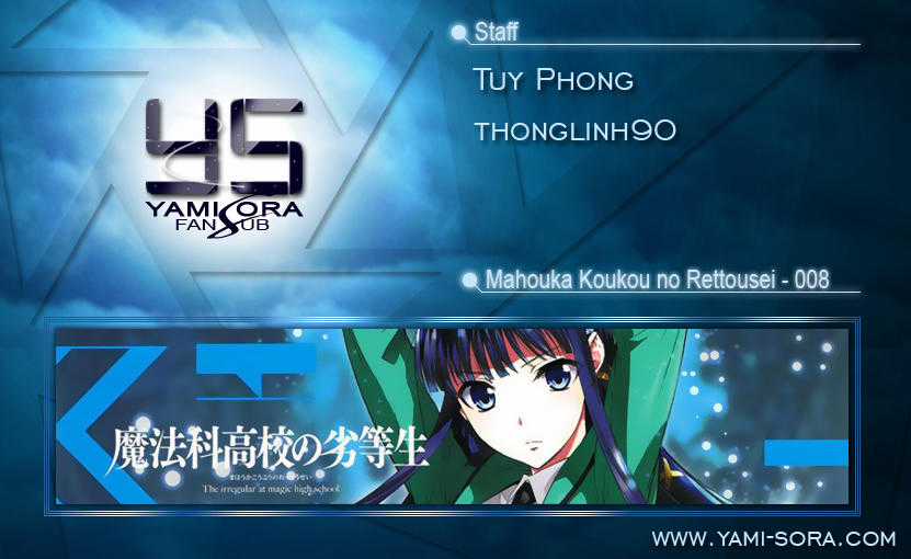 Mahouka Koukou No Rettousei - Nyuugaku Hen Chapter 8 trang 0