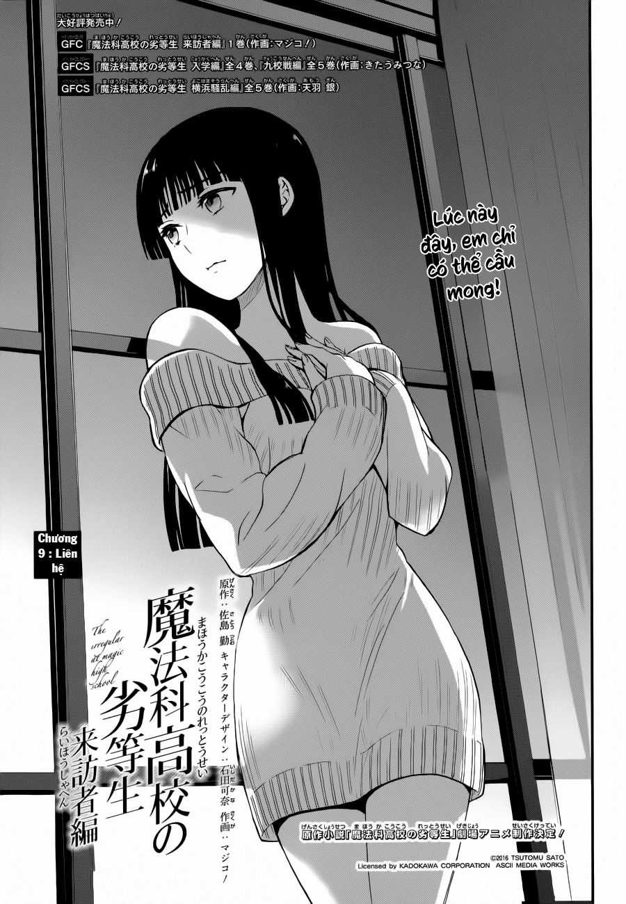 Mahouka Koukou No Rettousei – Raihousha Hen Chapter 9 trang 1