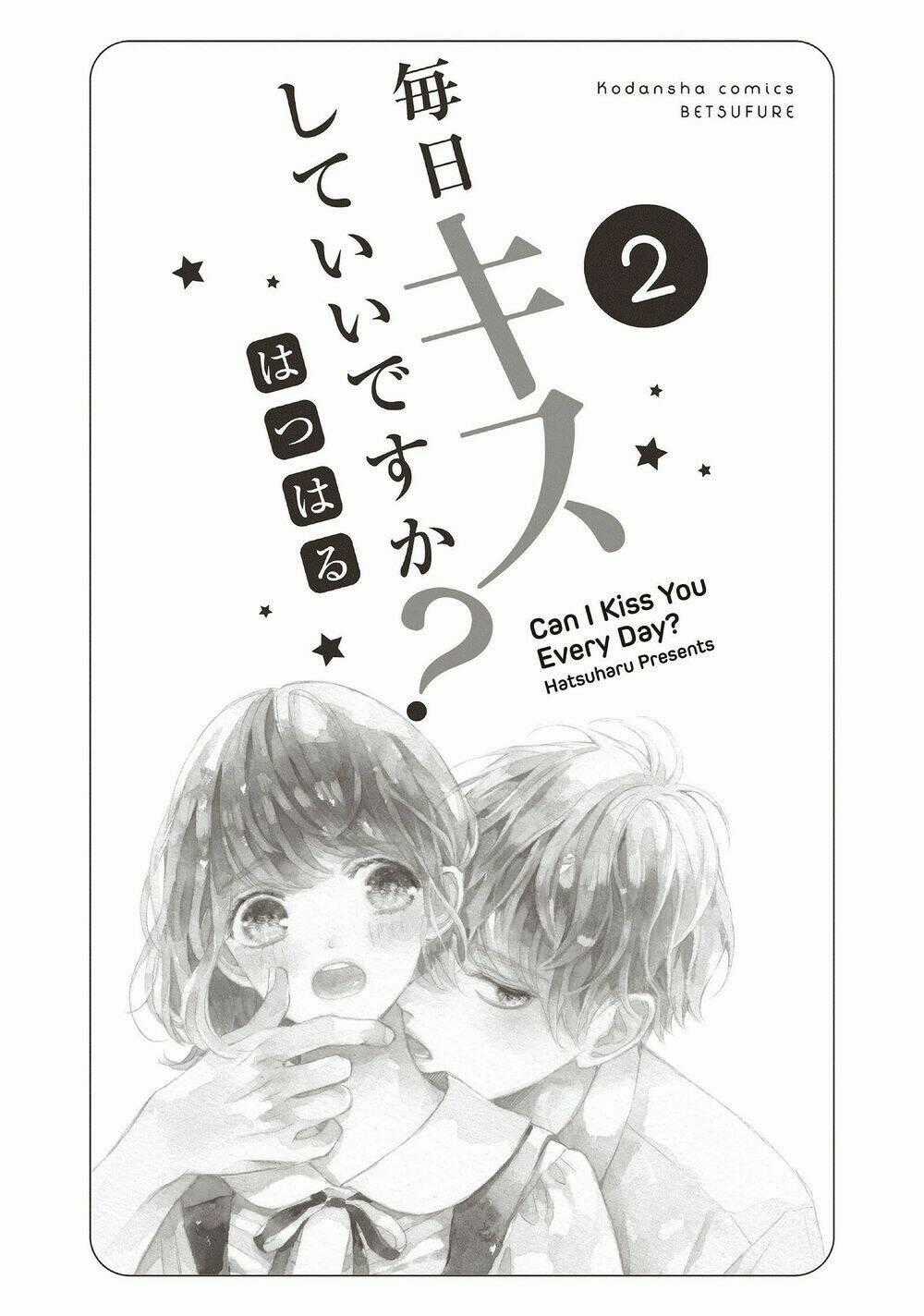 Mainichi Kiss shite ii desu ka? Chapter 5 trang 1