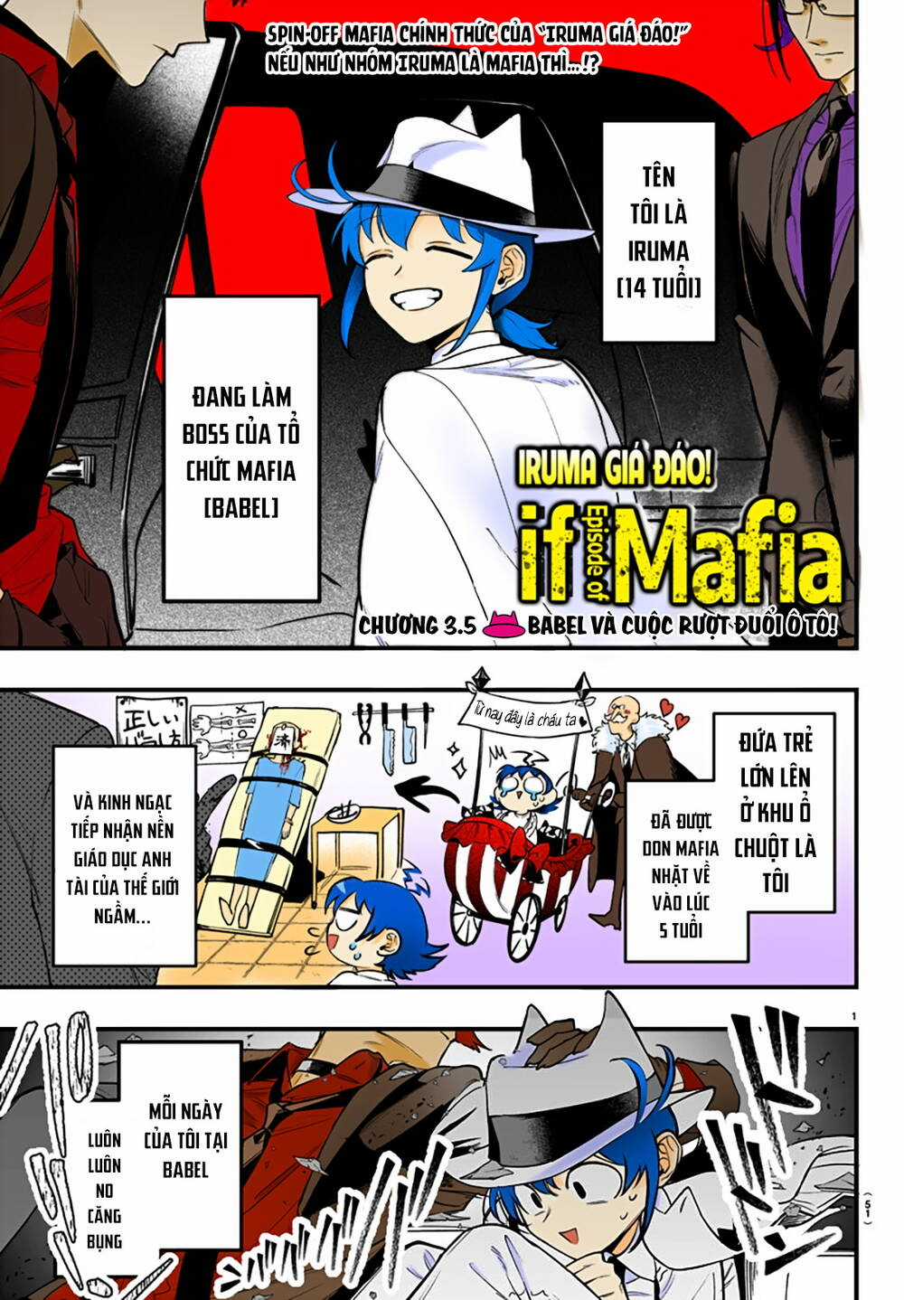 Mairimashita! Iruma-Kun: If Episode Of Mafia Chapter 3.6 trang 1