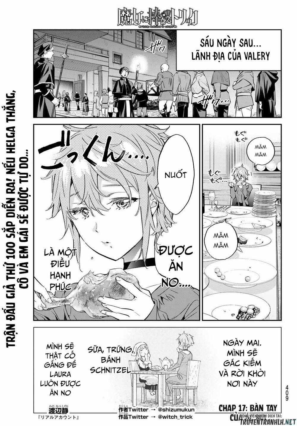 Majo Ni Sasageru Trick Chapter 17 trang 1