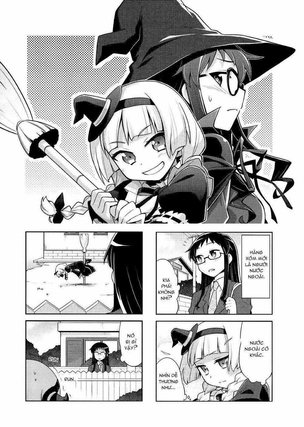 Majyo To Houki To Kurobuchi Megane Chapter 2 trang 1