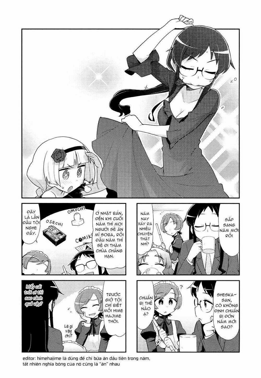 Majyo To Houki To Kurobuchi Megane Chapter 38 trang 1