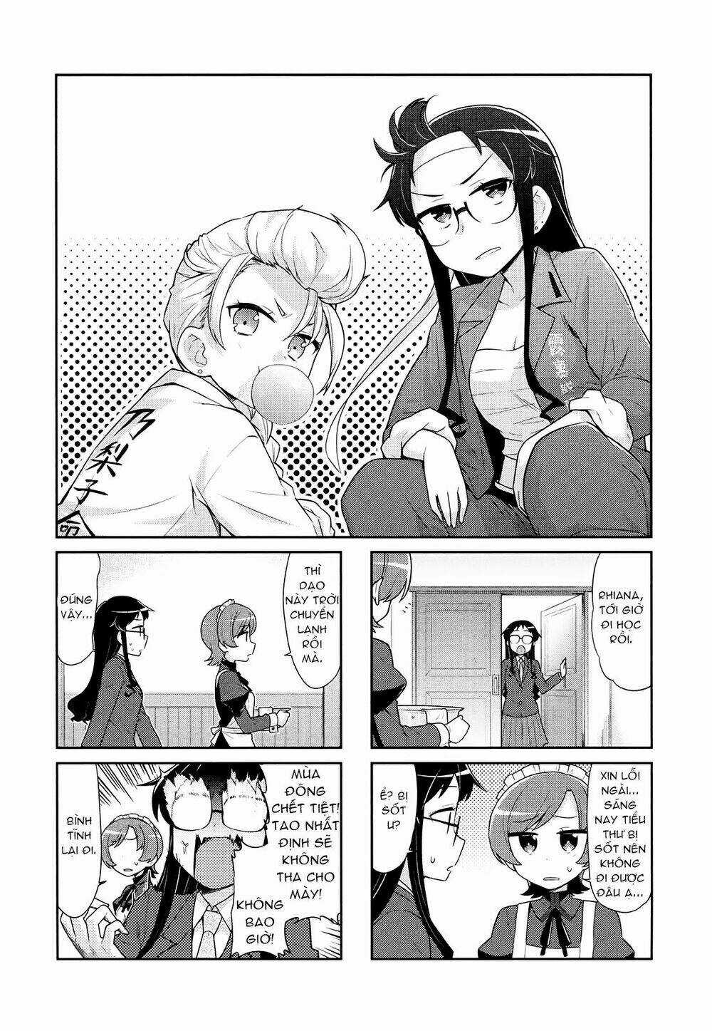 Majyo To Houki To Kurobuchi Megane Chapter 40 trang 1