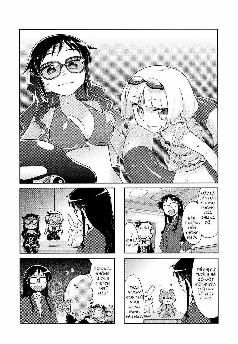 Majyo To Houki To Kurobuchi Megane Chapter 7 trang 1