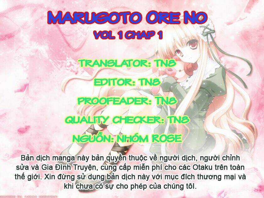 Marugoto Ore No Mono Chapter 1 trang 1