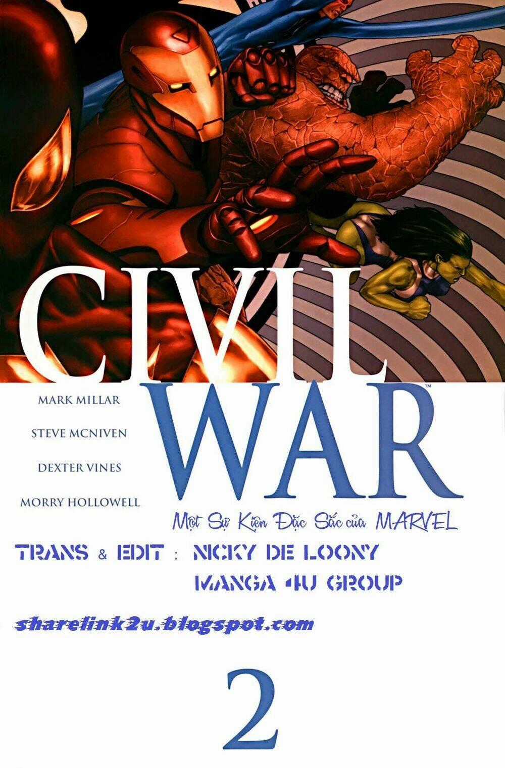 Marvel Civil War Full Events Chapter 12 trang 0