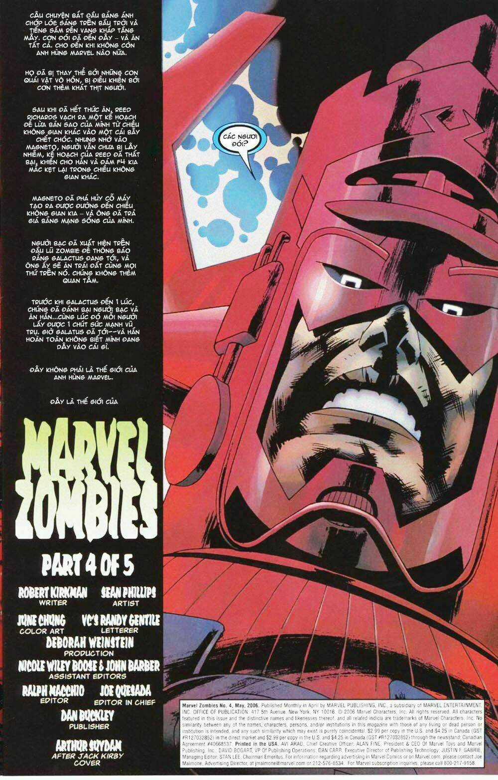 Marvel Zombies Chapter 4 trang 1