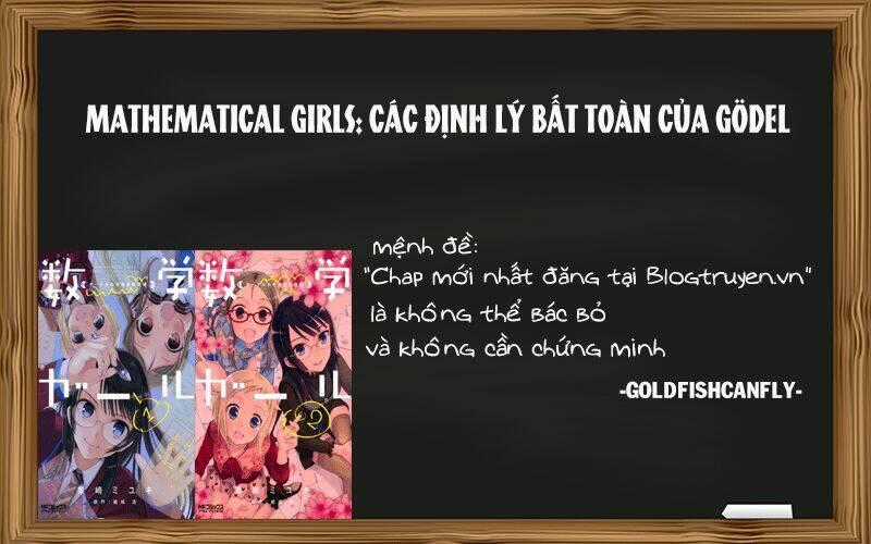 Mathematical Girls: Các Định Lý Bất Toàn Của Gödel Chapter 11 trang 1