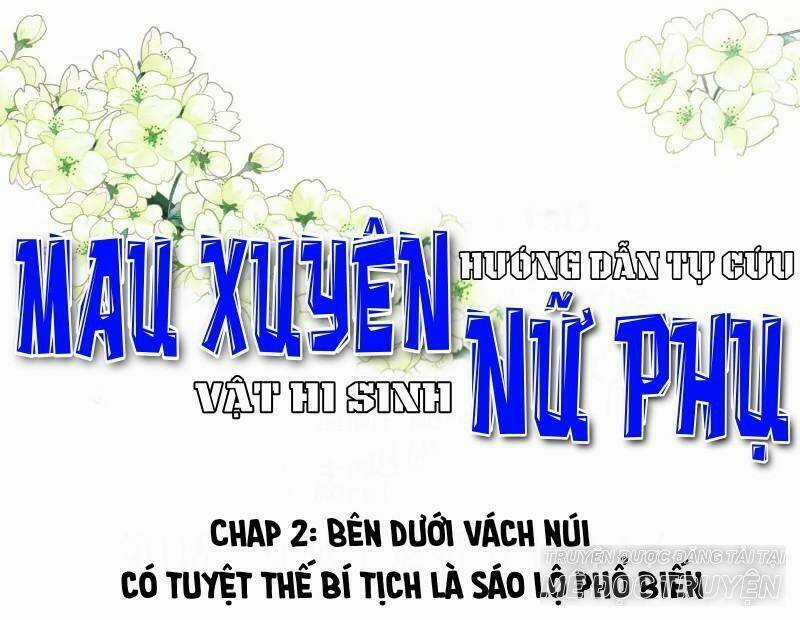 Mau Xuyên Hướng Dẫn Tự Cứu Vật Hi Sinh Nữ Phụ Chapter 2 trang 0