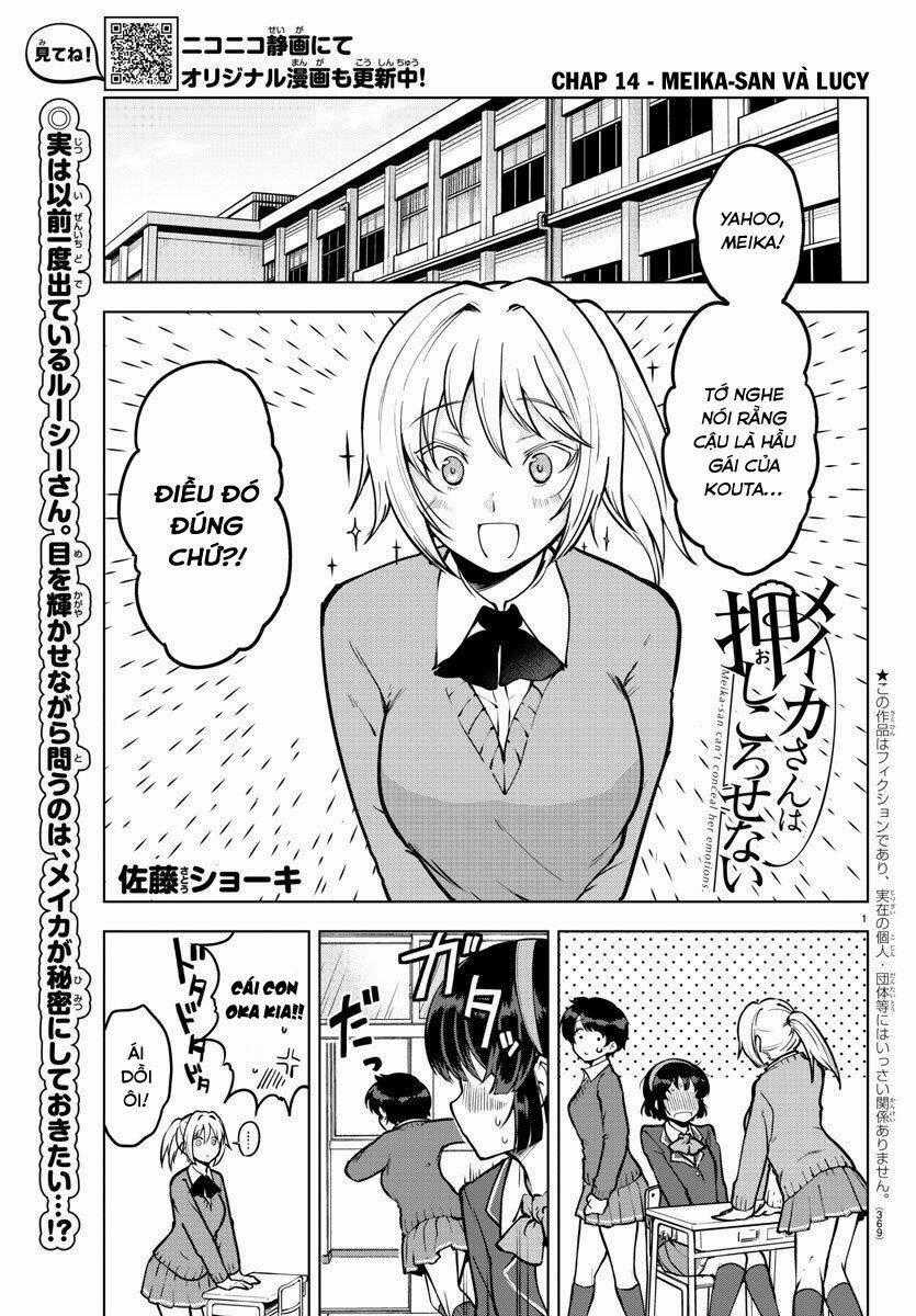 Meika-San Can't Conceal Her Emotions Chapter 14 trang 0