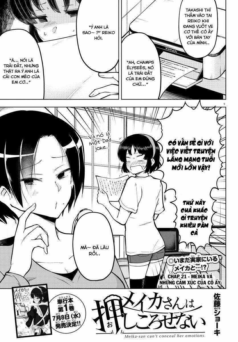 Meika-San Can't Conceal Her Emotions Chapter 21 trang 0