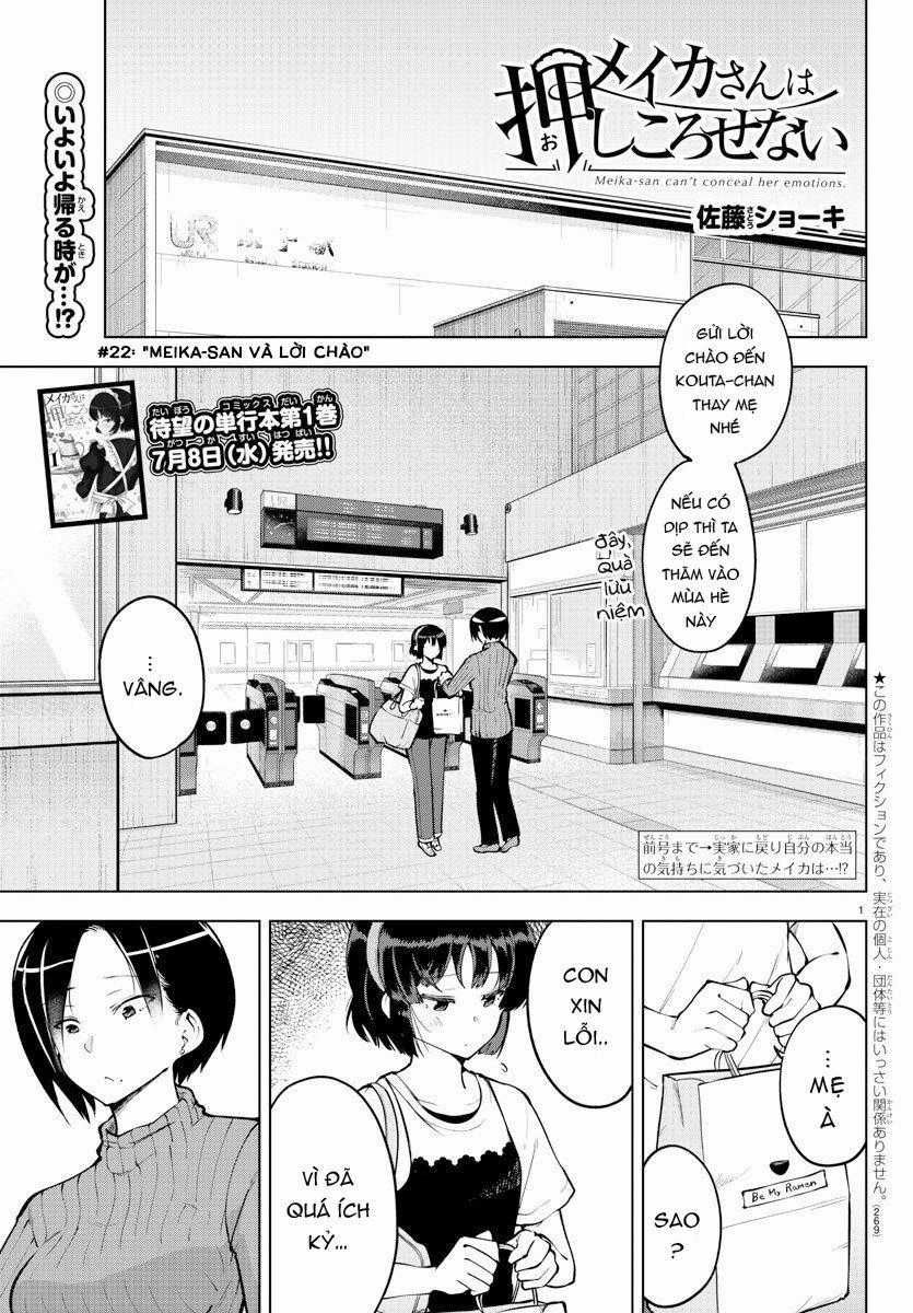 Meika-San Can't Conceal Her Emotions Chapter 22: Meika-san và lời chào trang 1