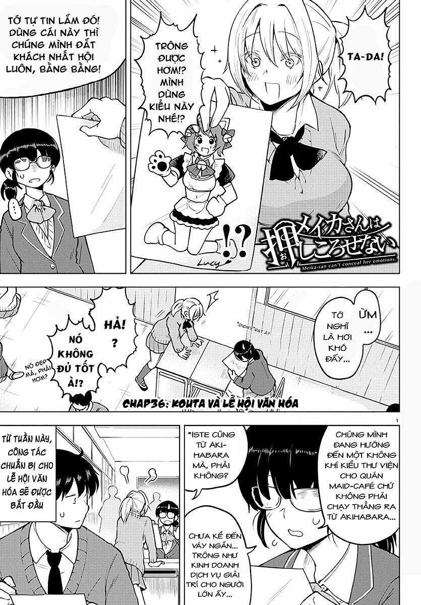 Meika-San Can't Conceal Her Emotions Chapter 36 trang 1