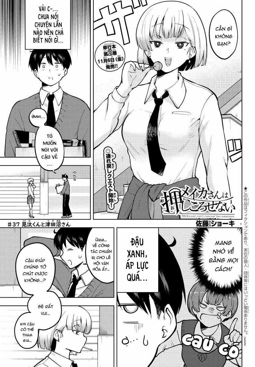 Meika-San Can't Conceal Her Emotions Chapter 37 trang 1