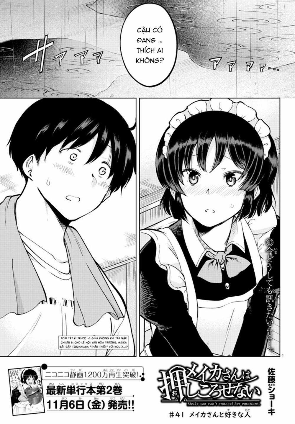 Meika-San Can't Conceal Her Emotions Chapter 41 trang 0