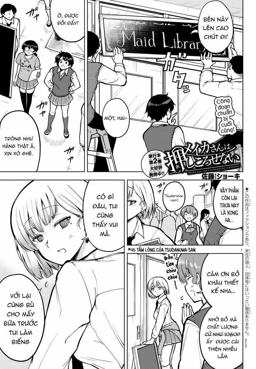 Meika-San Can't Conceal Her Emotions Chapter 45 trang 0