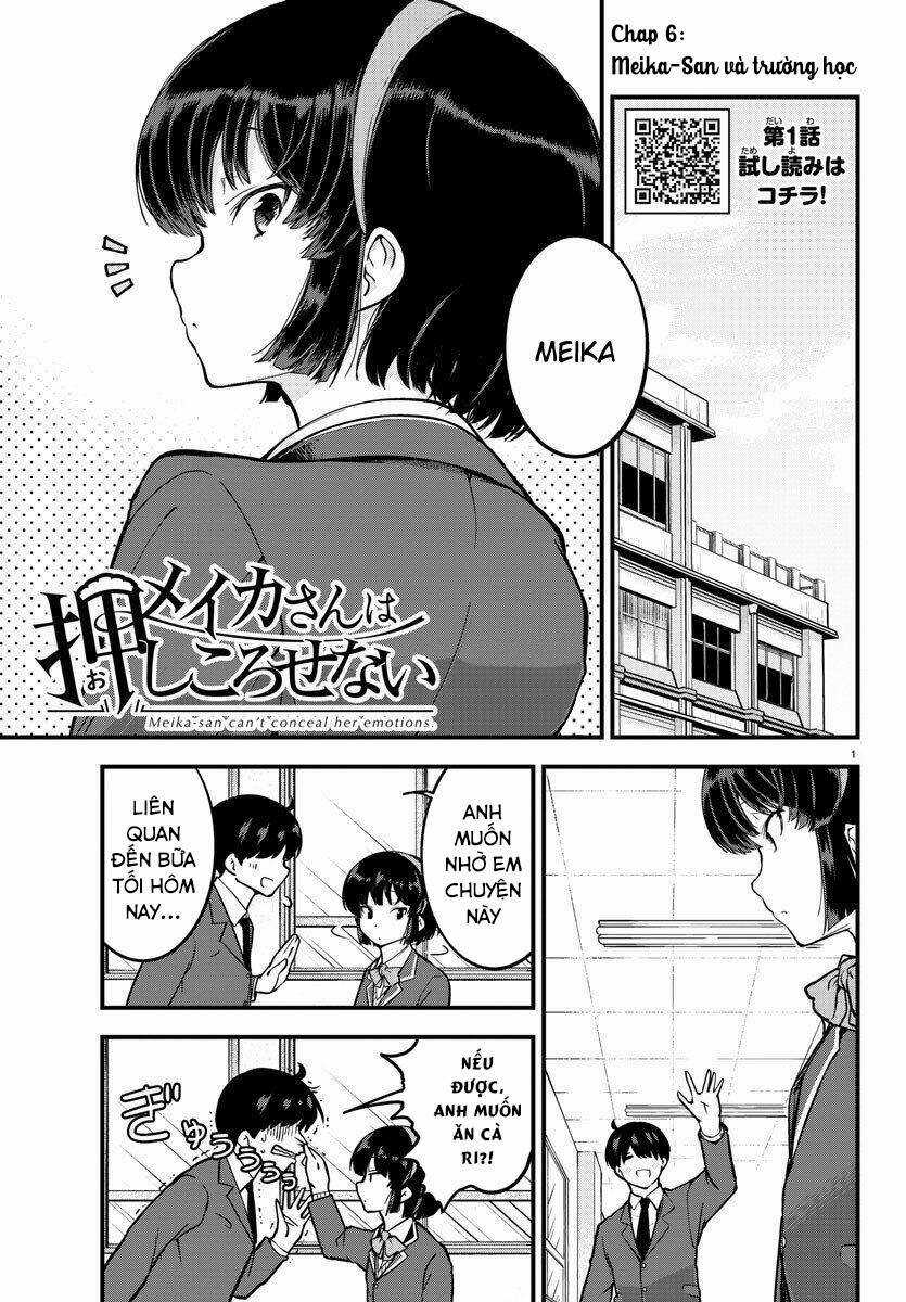 Meika-San Can't Conceal Her Emotions Chapter 6 trang 1