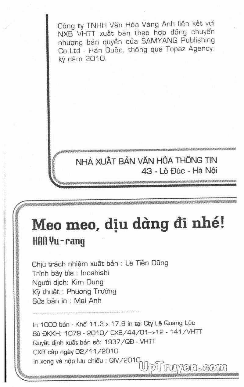 Meo Meo Dịu Dàng Đi Nhé Chapter 2 trang 1