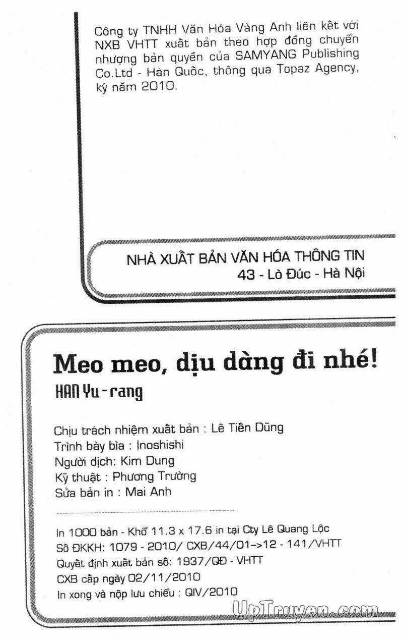 Meo Meo Dịu Dàng Đi Nhé Chapter 3 trang 1