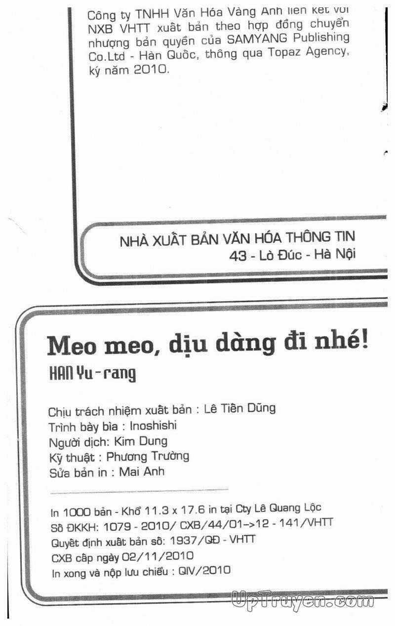 Meo Meo Dịu Dàng Đi Nhé Chapter 5 trang 1